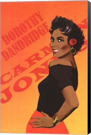 Framed Dorothy Dandridge Print