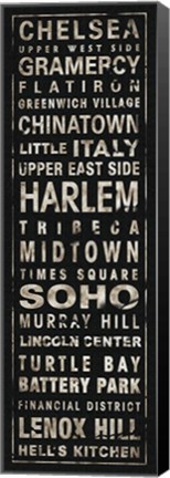 Framed Transit NYC II Black Print