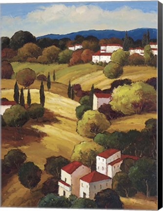 Framed Petite Village Print