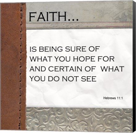 Framed Faith Print