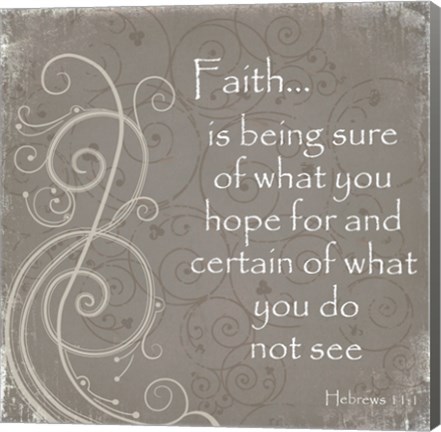 Framed Faith Quote Print