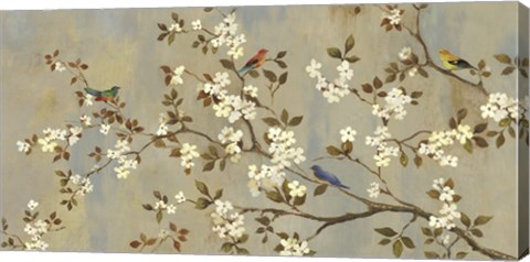 Framed Conversation (Birds, Blossoms and Branches) Print