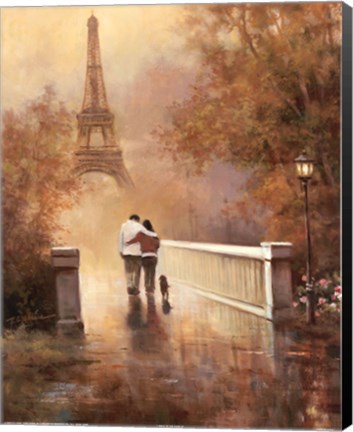 Framed Walk in the Park II Print