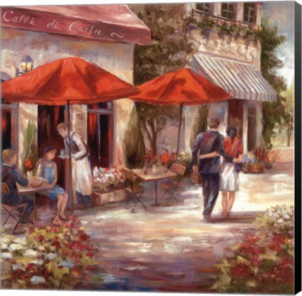 Framed Cafe Afternoon I Print