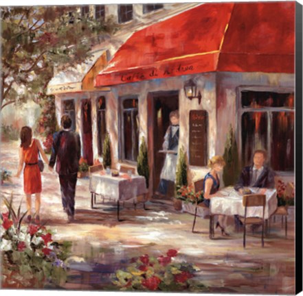 Framed Cafe Afternoon II Print