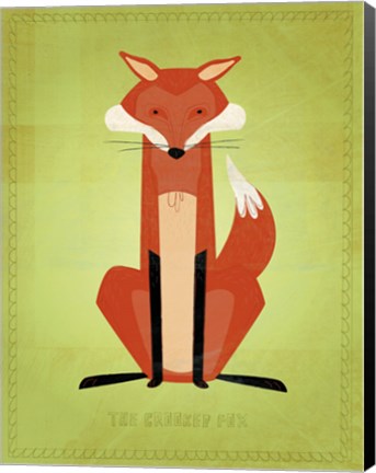 Framed Crooked Fox Print