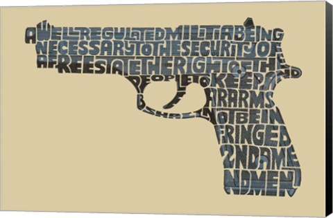 Framed Right to Bear Arms Print