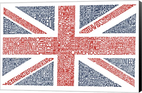 Framed Union Jack Print