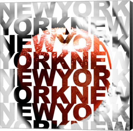 Framed New York – Big Apple Print