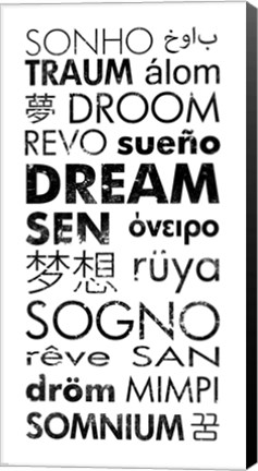 Framed Dream Languages Print