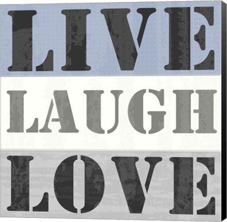 Framed Live Laugh Love Print