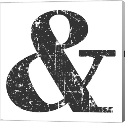Framed Black Ampersand Print