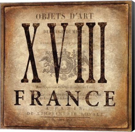 Framed France Print