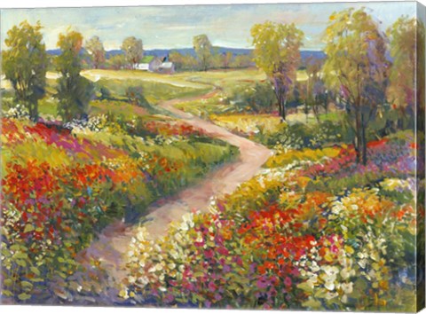 Framed Morning Walk II Print