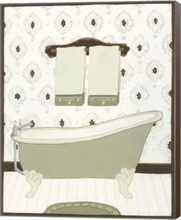 Framed Parisian Bath I Print