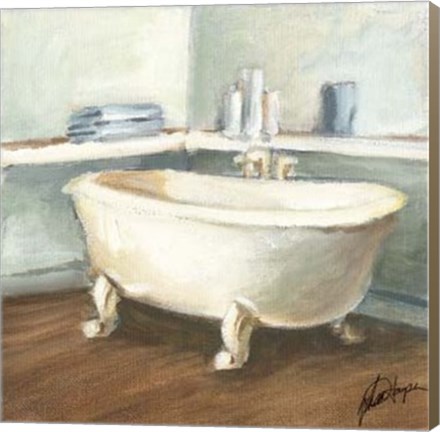 Framed Porcelain Bath II Print