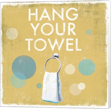 Framed Hang your Towel Print