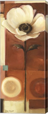 Framed 60&#39;s Blooms 3 detail Print