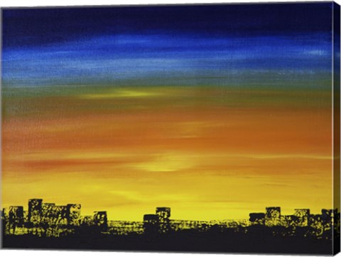 Framed Skyline II Print