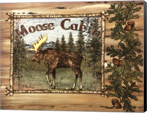 Framed Forest Collage II Print
