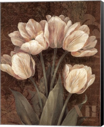 Framed Petit Jardin Tulips Print