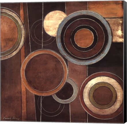 Framed Abstract Circles II Print