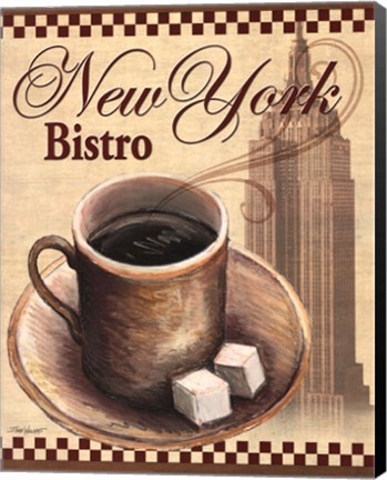 Framed New York Bistro Print