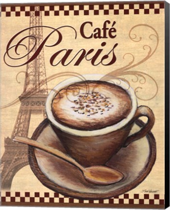 Framed Paris Cafe Print