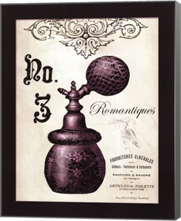 Framed French Perfume 3 - mini Print
