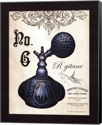 Framed French Perfume 6 - mini Print
