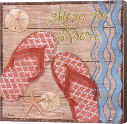 Framed Hit the Beach II Print