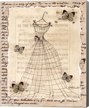 Framed Wire Dress II - mini Print