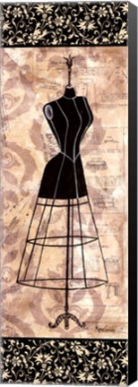 Framed Dress Form Panel I - mini Print