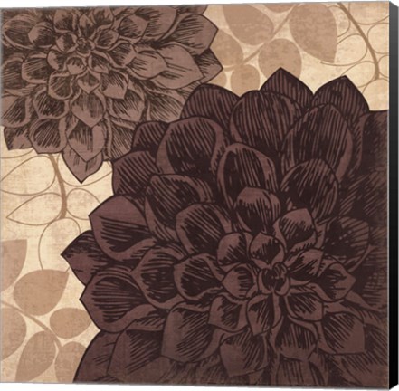 Framed Dahlia I - mini Print