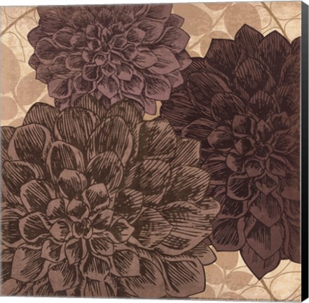 Framed Dahlia II - mini Print