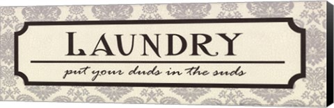 Framed Laundry Suds - mini Print