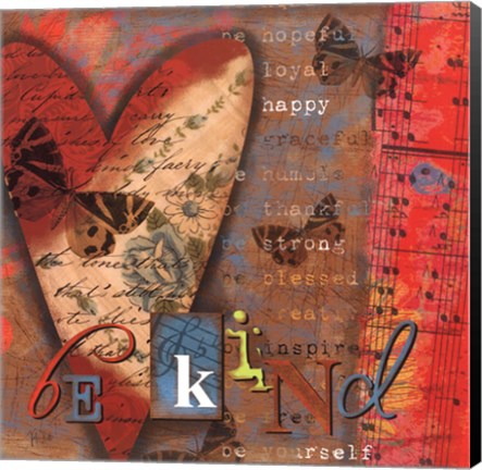 Framed Just Be Kind Print