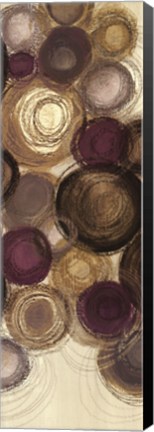 Framed Purple Whimsy Panel II Print