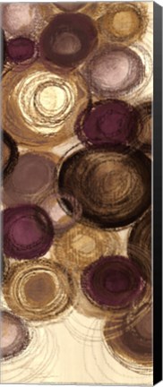 Framed Purple Whimsy Panel II - mini Print