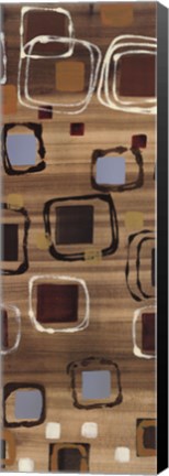 Framed Square Dance Panel I Print