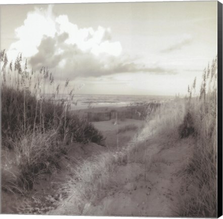 Framed Dunes I Sq. BW Print