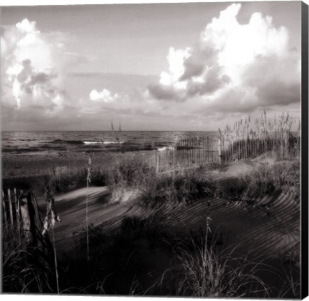 Framed Dunes II Sq. BW Print