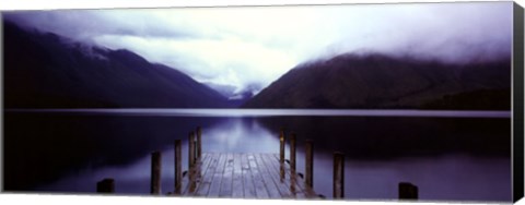 Framed Serene Dock II Print