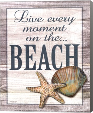 Framed Live Every Moment - mini Print