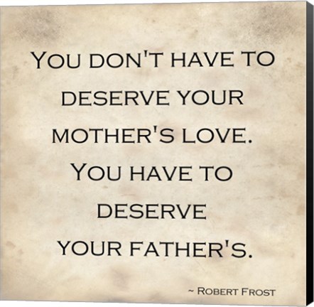 Framed Your Father&#39;s Love Print