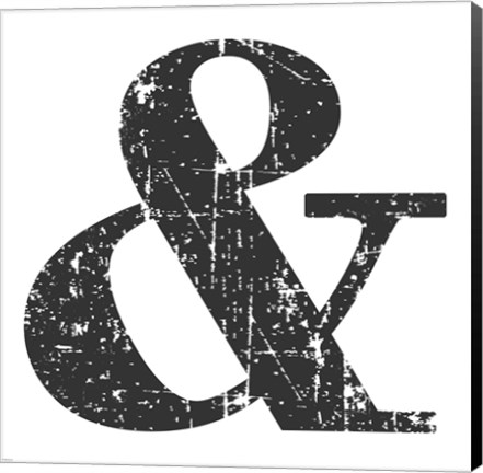 Framed Black Ampersand Print