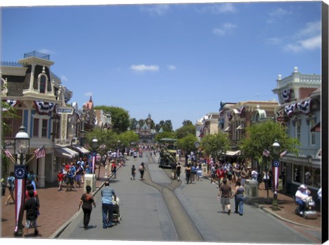 Framed Disneyland Main Street Print