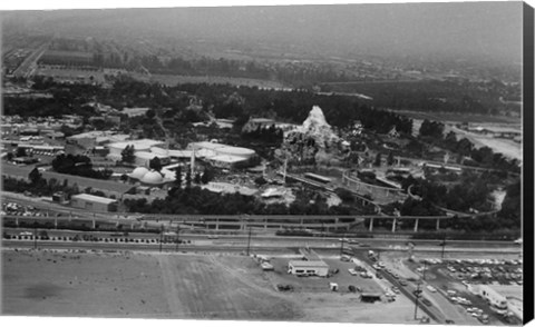 Framed Disneyland From The Air, 1964 Print