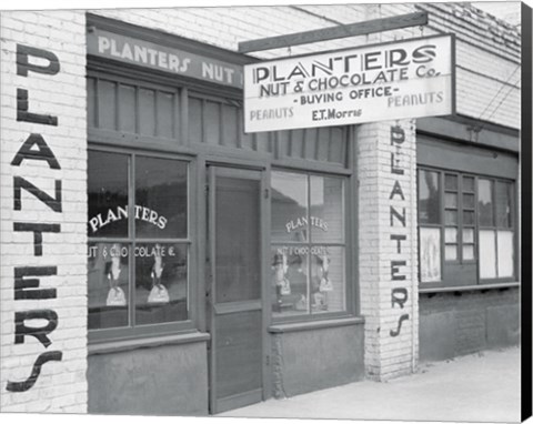 Framed Peanut Buying Office in Enfield, North Carolina Print