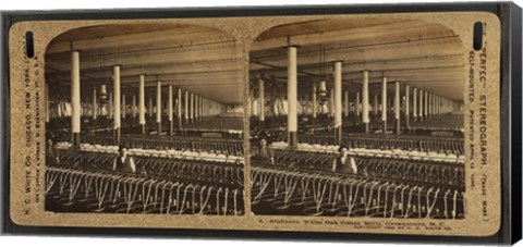 Framed Slubbers, White Oak Cotton Mills. Greensboro, N.C Print